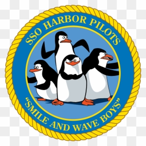 Sso Harbor Pilots Patch - Madagascar Penguins In A Christmas Caper 2005
