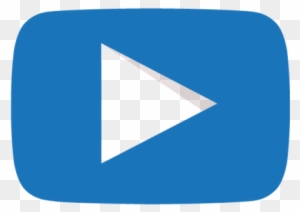 Blue Youtube Play Button