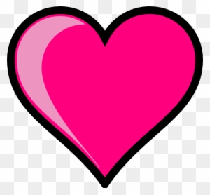 Clip Art Pink Heart - Love Heart Clip Art