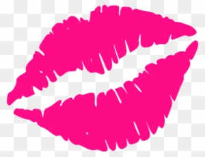 Hot Pink Anchor Clip Art - Pink Lips Clip Art