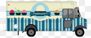 Grandma Louisas Italian Water Ice Food Truck - Food Truck Graphic Png