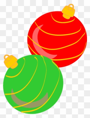 Green Clipart Bauble - Christmas Tree Clip Art