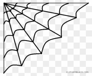 Halloween Spider Web Animal Free Black White Clipart - Spiderweb Clip Art