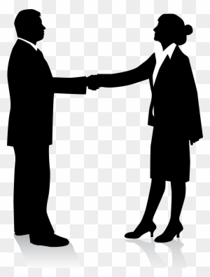 Antivirus Clipart Clipground - Business People Shaking Hands Silhouette