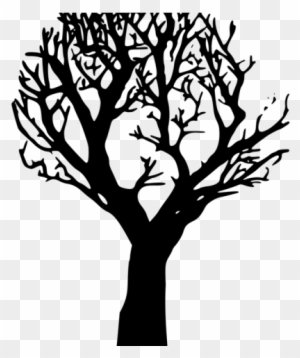 Spooky Tree Clipart - Draw A Tree On Your Wall