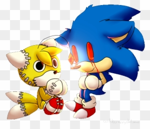 Sonic.exe and Tails doll by SallyCatTree on Newgrounds