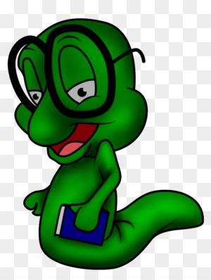 Spencer The Book Worm - Cartoon - Free Transparent PNG Clipart Images Download Spencer The Book Worm - Cartoon - Free Transparent PNG Clipart Images Download