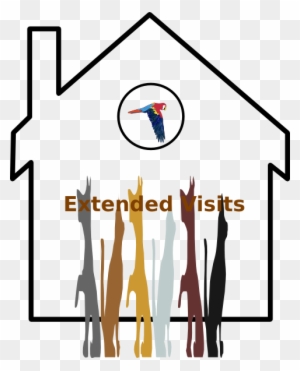 Extended Visits Clip Art Vector Online Royalty Free - House Template Clipart
