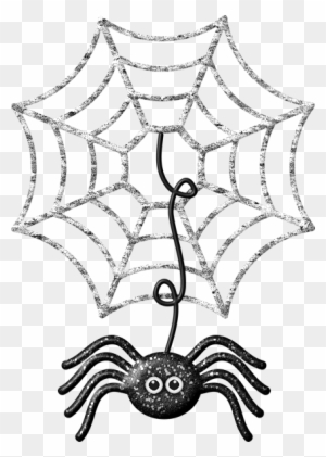 Coleccion Halloween By Rosimeri Minus - Spider Web Black And White Clipart