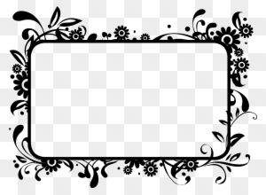 Clipart Hd Abstract White - Borders Clipart Black And White