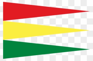 1280px-ethiopian Pennants - Svg - Pennant Flag Yellow And Red