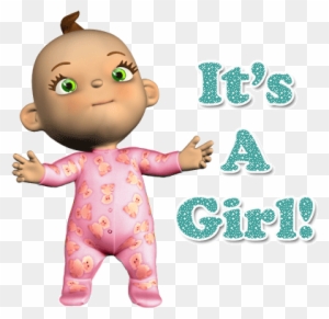 Glitter Graphic Baby Girl Graphic,glitter Gif - It's A Girl Animated Gif