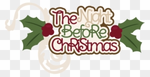 Twas The Night Before Christmas Clipart - Twas The Night Before Christmas Clipart