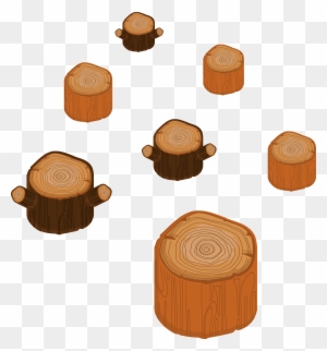 Wood Tree Stump Cartoon - Transparent Tree Stumps Cartoon