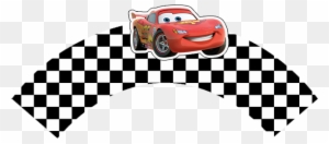 Cars Party, Free Printable Wrappers Cupcake - Cars 2 Lightning Mcqueen