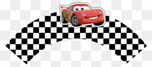 Cars Party, Free Printable Wrappers Cupcake - Cars 2 Lightning Mcqueen