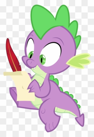 Spike Writing A Letter By Vectorshy - Spike Writing A Letter