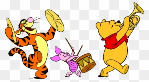 Winnie The Pooh And Friends Clipart - Just Passing By To Say Hello
