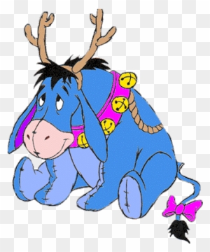 Eeyore Christmas Hat Clipart