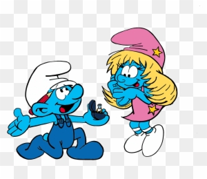 Funny Thank You Moving Animation Clipart - Thank You Smurf Gif