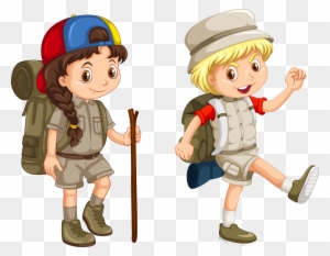 Camping Royalty-free Illustration - Child Camp Vector