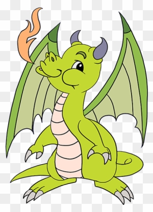 Ferocious Clipart Fire Breathing Dragon - Draw A Dragon