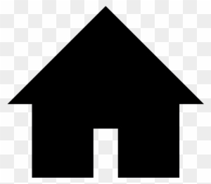 House Black Building Shape Free Icon - Black Home Icon Png