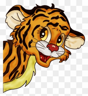 Tiger Cub Clip Art - Tiger Cub Cartoon Png