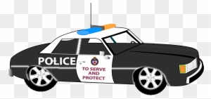 Vehicle Clipart Police Officer - Police Car Clip Art