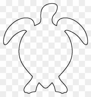 Sea Turtle Pattern - Outline Of A Turtle