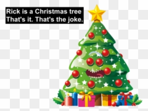 Rick And Morty Christmas Tree - X Mas Tree Clip Art