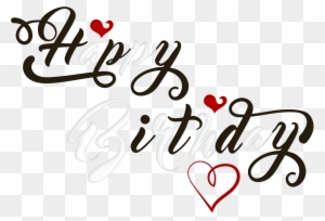 Wonderful Inspiration Happy Birthday Clipart Black - Happy Birthday Clipart Hd Png