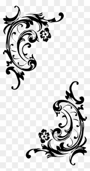 Tattoo Decorative Pattern Clip Art - Baroque .png