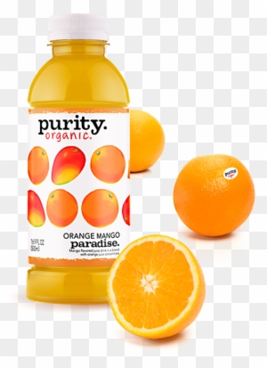 Bottle And Fruit - Purity Orange Juice