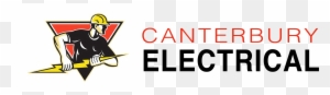 Canterbury Electrical - Electrician Lightning Bolt Retro Rectangle Magnet
