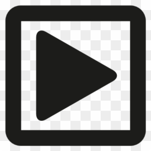 Video Play Button Icon - Play Button Square