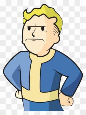 Monday Morning Grumpy Vault-tec Boy - Fallout 4 Vault Boy Mad