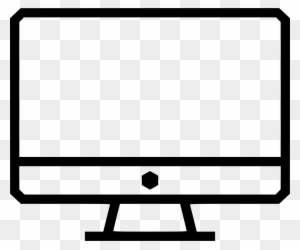 Screen Monitor Imac Computer Display Desktop Pc Comments - Computer Icon Vector Png