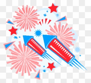 4th Of July Fireworks Clipart - Fourth Of July Clipart