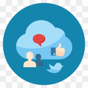 Bubble Seo & Internet Marketing - Social Media Users Icon