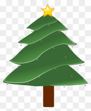 Violet Clipart Christmas Tree - Pine Tree Clip Art