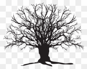 It's Fall And That Means - Creepy Tree Silhouette Png