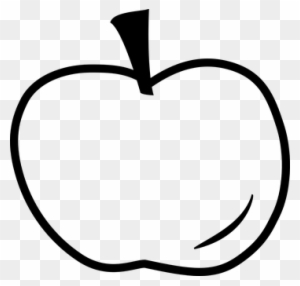 Apple Fruit Food Apple Apple Apple Apple A - Apple Outline Clipart