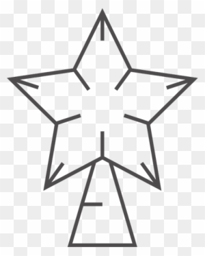 Christmas Tree Star Outline - Christmas Tree Star Outline
