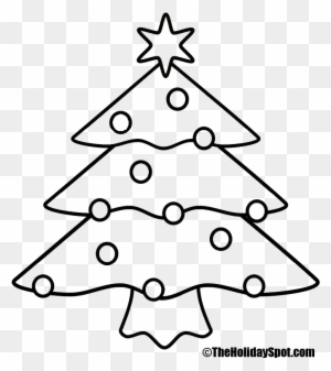 Christmas Coloring Book - Christmas Tree Picture Colour