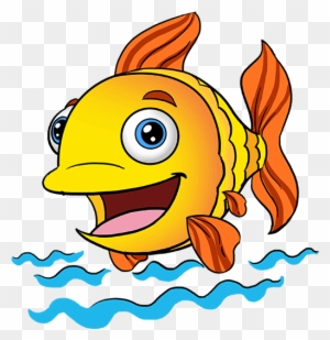 Cute Little Fish Lovely Small Cartoon Png And Vector - Fish Cartoon - Free  Transparent PNG Clipart Images Download