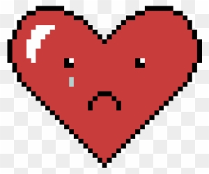 “ Look At This Sad Lil Heart - Bt21 Cross Stitch Pattern