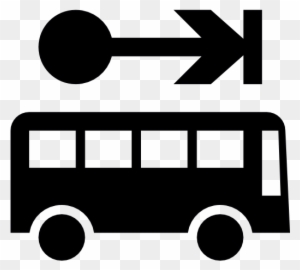 Public Transport Bus Free Icon - Distance Symbol