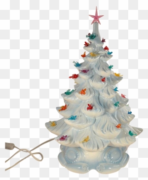 Astounding Image Of Decorative Electric White Winter - White Ceramic Christmas Tree