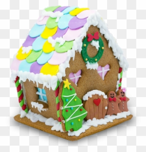 Christmas Gingerbread - Frosted Hut - Gingerbread House